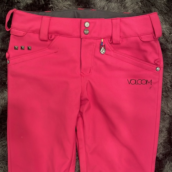 Volcom Stretch Slim SP Pink Snowboarding Pants